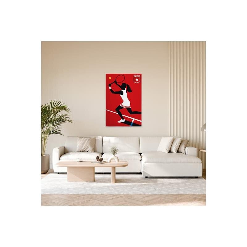 A.S. Création Leinwandbild Tennisplayer