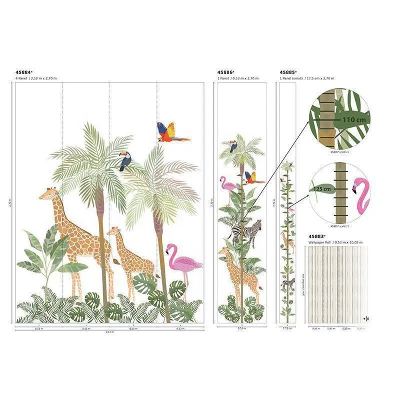 Digitaldruck-Tapete Braun, Grün Marburg (1040062)