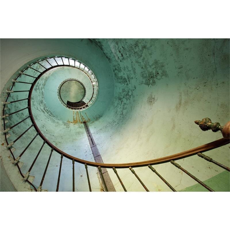 A.S. Création Leinwandbild Wendeltreppe