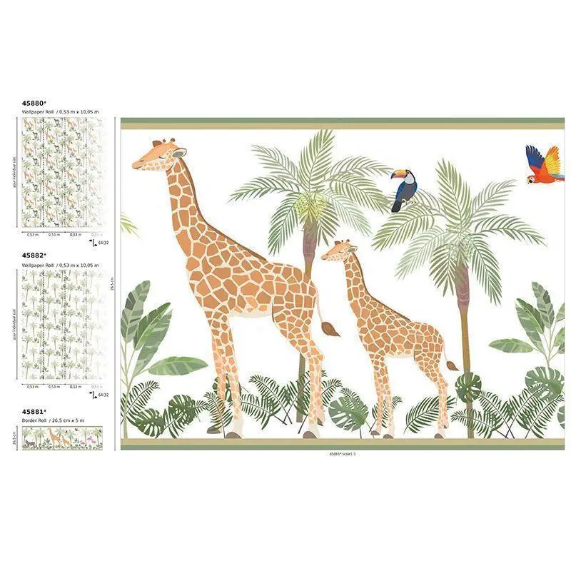 Tapete Braun, Grün Marburg Vliestapete (1040056)