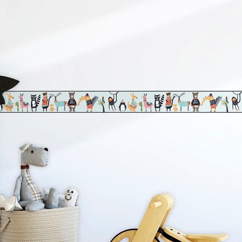 Bordüre Blau, Bunt Marburg Vlies (1040052)