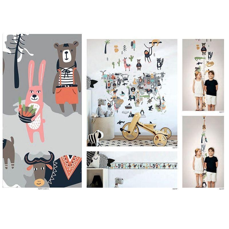 Bordüre Blau, Bunt Marburg Vlies (1040052)