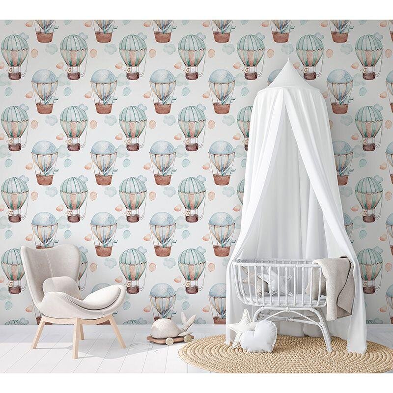 Tapete Blau, Braun Marburg Vliestapete (1040041)