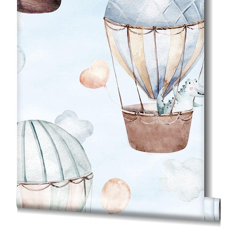 Tapete Blau, Braun Marburg Vliestapete (1040039)