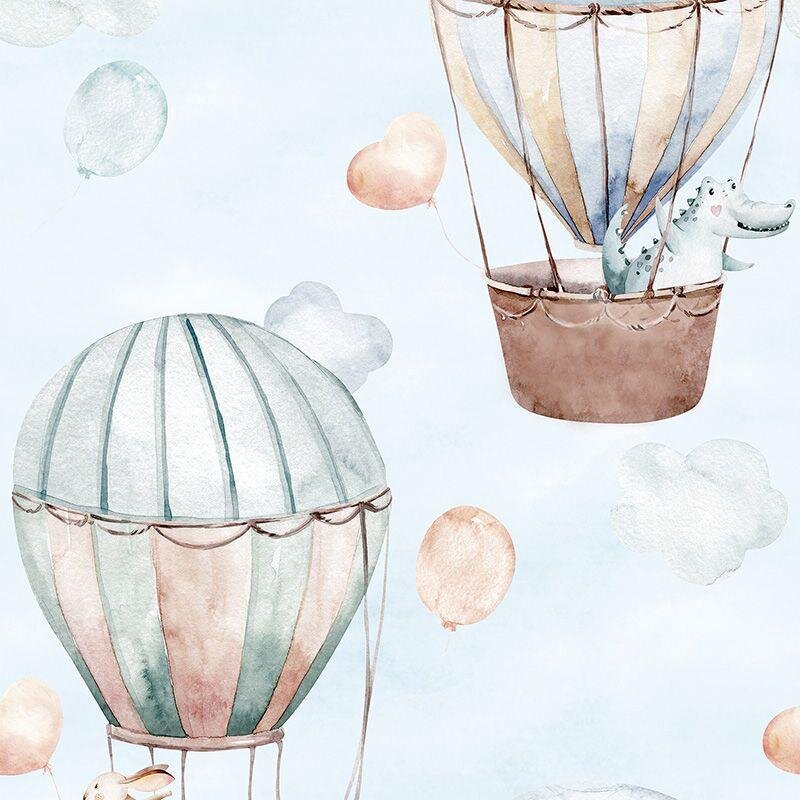 Tapete Blau, Braun Marburg Vliestapete (1040039)