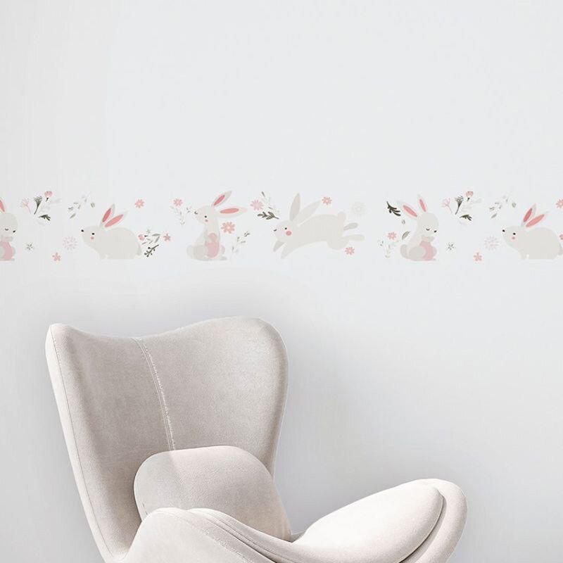 Bordüre Rosa, Rose Marburg Vlies (1040037)