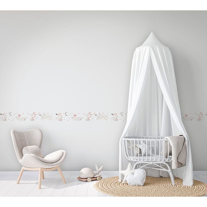 Bordüre Rosa, Rose Marburg Vlies (1040037)