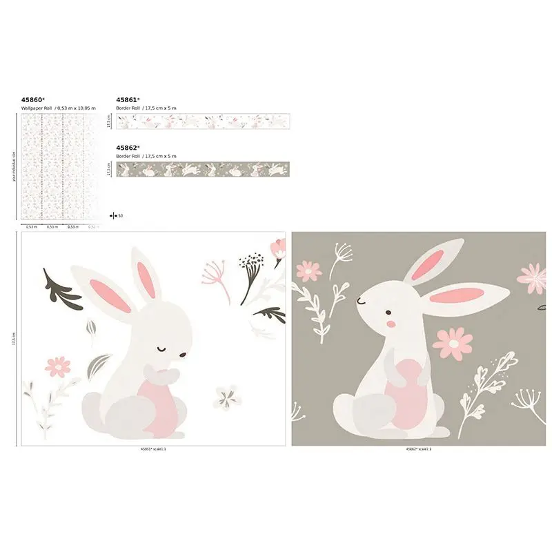 Tapete Rosa, Rose Marburg Vliestapete (1040036)