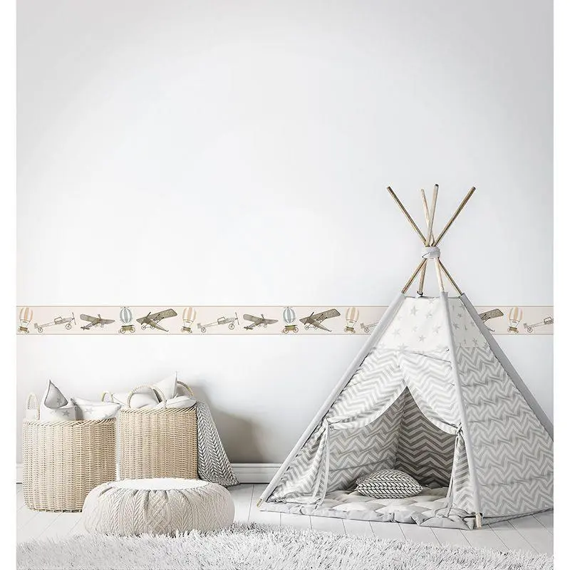 Bordüre Beige, Creme, Braun Marburg Vlies (1040033)