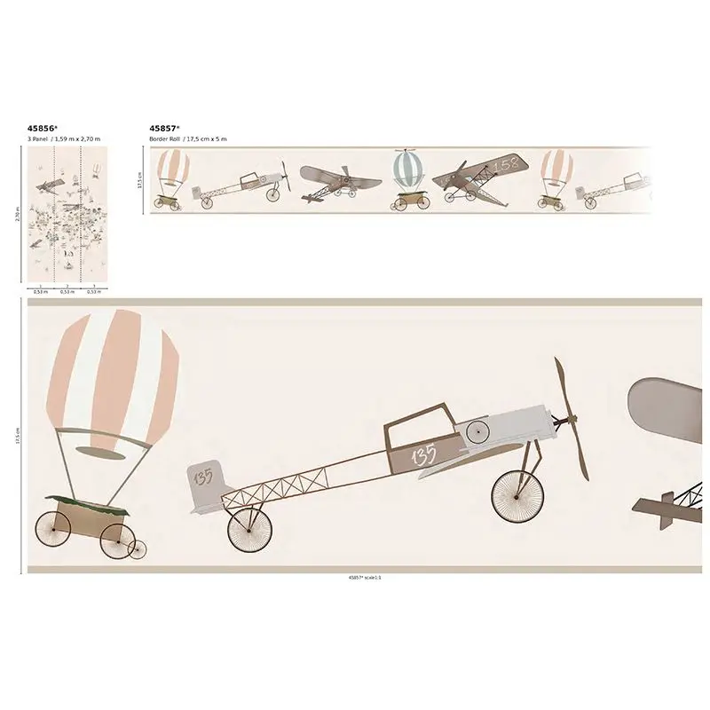 Digitaldruck-Tapete Beige, Creme, Braun Marburg (1040032)