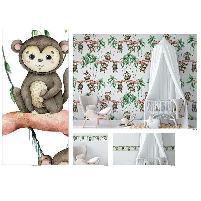 Bordüre Braun, Grün Marburg Vlies (1040030)