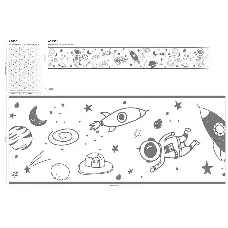 Tapete Grau, Silber Marburg Vliestapete (1040026)