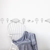 Bord&uuml;re Schwarz-Wei&szlig; Marburg Vlies (1040010)