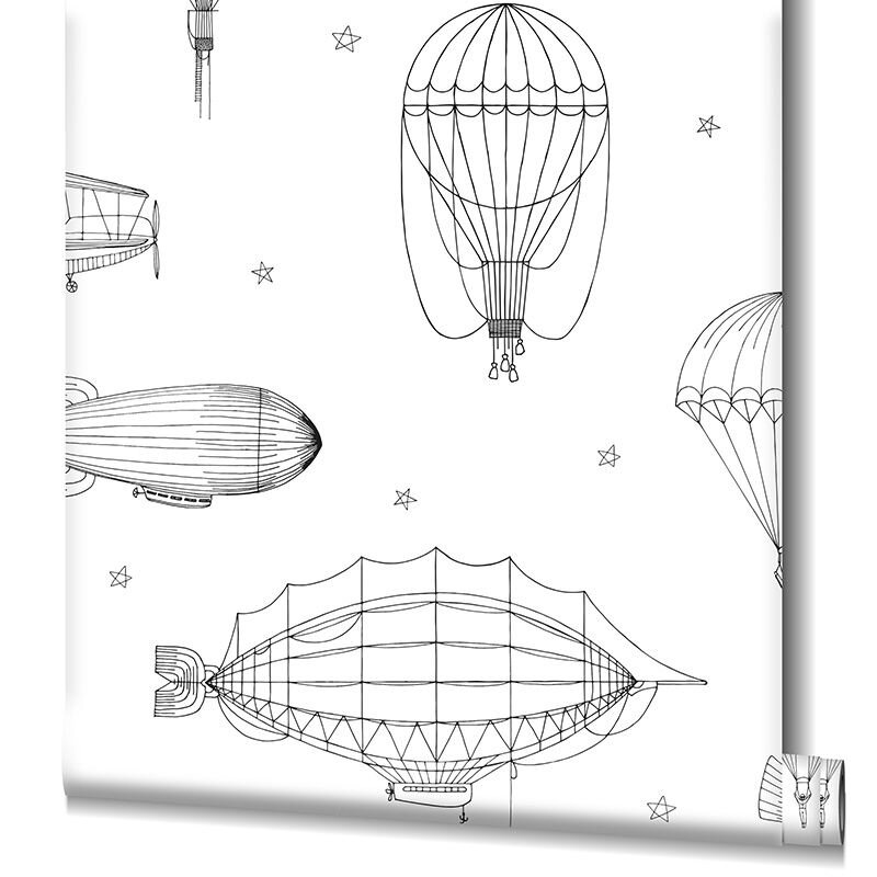 Tapete Schwarz-Weiß Marburg Vliestapete (1040009)