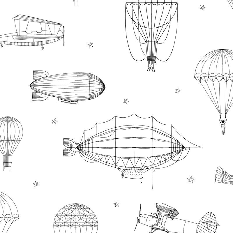 Tapete Schwarz-Weiß Marburg Vliestapete (1040009)