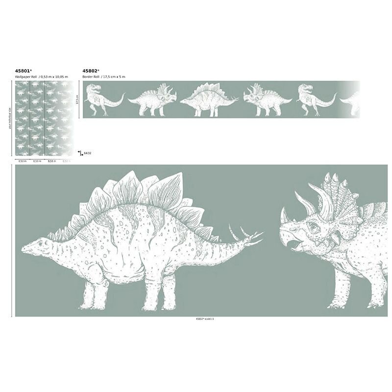 Tapete Grün Marburg Vliestapete (1039991)