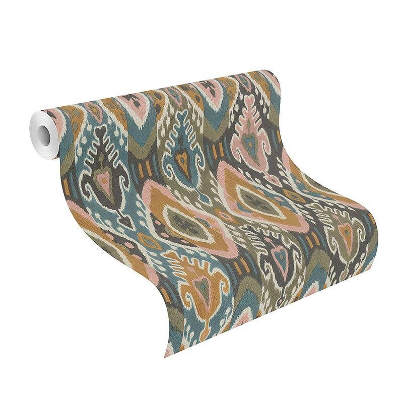 Tapete Blau, Grün BARBARA Vliestapete (1039968)