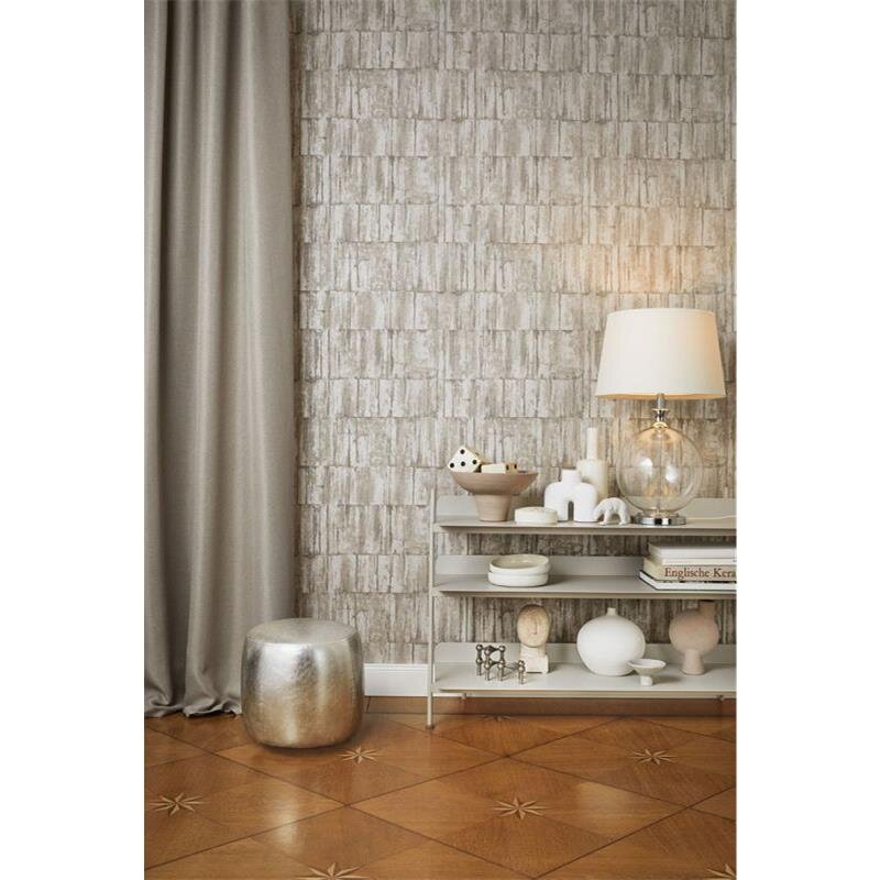 Tapete Braun, Grau, Silber BARBARA Vliestapete (1039961)