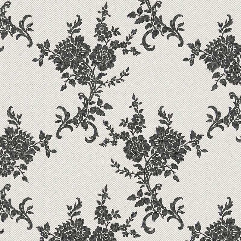 Tapete Schwarz-Weiß AS-Creation Papiertapete (1016504)