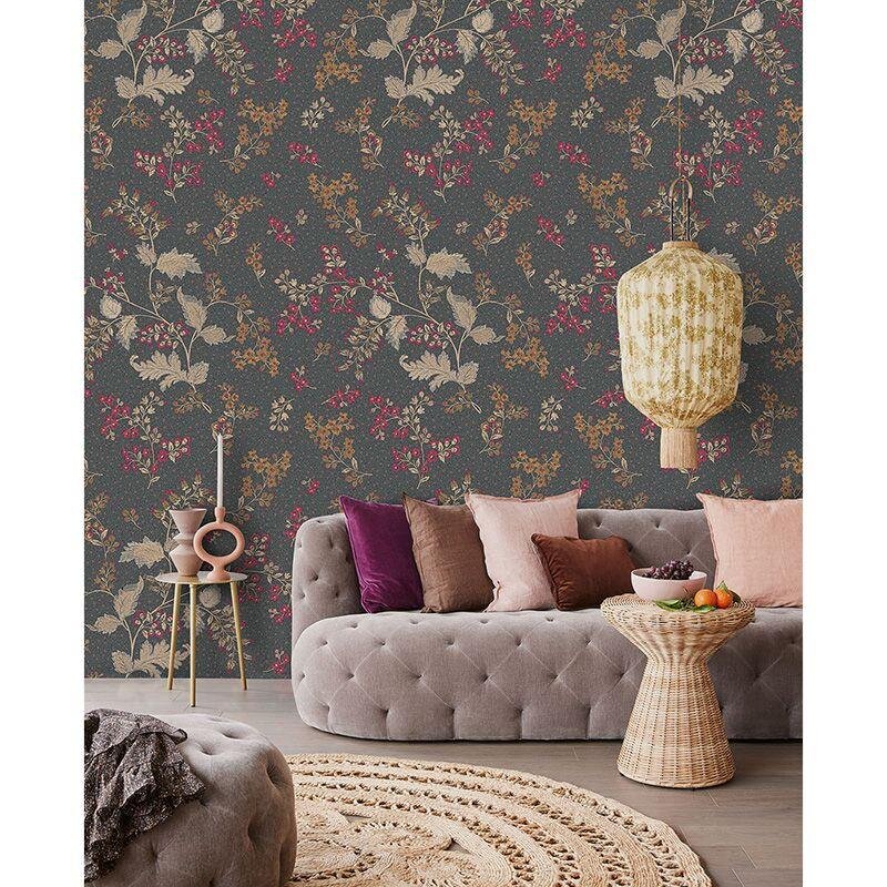 Digitaldruck-Tapete Blau, Braun, Grün Eijffinger (1039782)