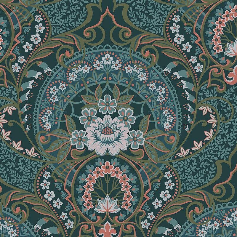 Tapete Blau, Grün Eijffinger Vliestapete (1039757)