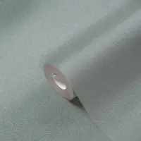 Unitapete mit Leinenstruktur Salbeigr&uuml;n - Einfarbige...