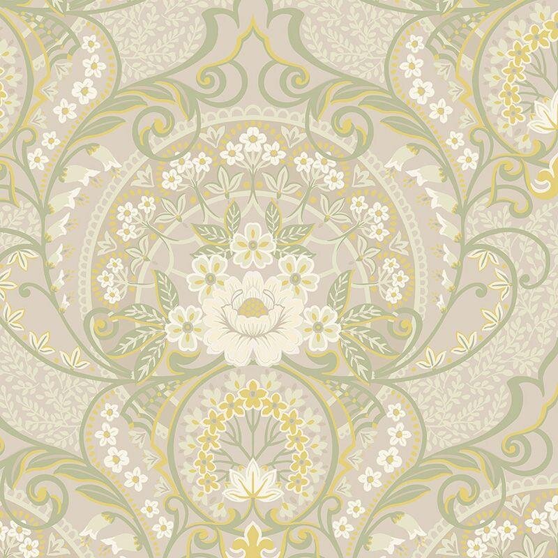 Tapete Gelb, Vanille, Greige Eijffinger Vliestapete (1039752)