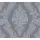 Barock-Tapete mit Ornamenten Dunkelgrau Silber - Vliestapete edel - Mustertapete AS-Creation (KG-174515)