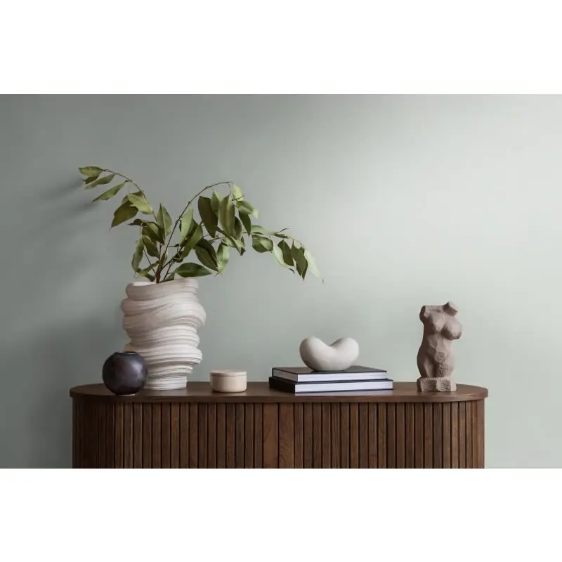 Unitapete mit Leinen-Optik Mintgrau - Einfarbige Vliestapete - Struktur Tapete modern AS-Creation (KG-174534)