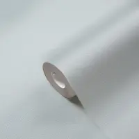 Unitapete mit Leinen-Optik Hellblau Grau - Einfarbige...