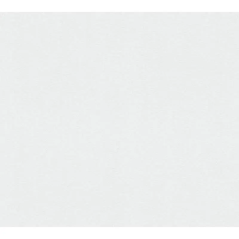 Uni Tapete mit Leinen-Optik Weiß Silber - Einfarbige Vlies Tapete - Struktur Tapete edel AS-Creation (KG-174540)