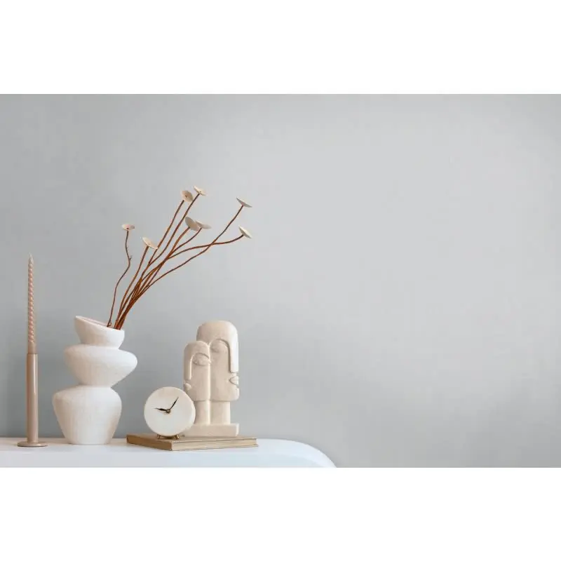 Unitapete in Leinenoptik Hellgrau - Moderne Vliestapete mit feiner Struktur AS-Creation (KG-174544)