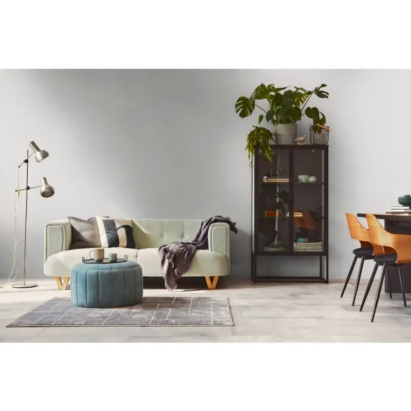 Unitapete in Leinenoptik Hellgrau - Moderne Vliestapete mit feiner Struktur AS-Creation (KG-174544)