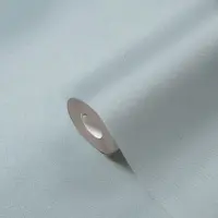 Unitapete mit Leinenstruktur Hellblau - Vliestapete...