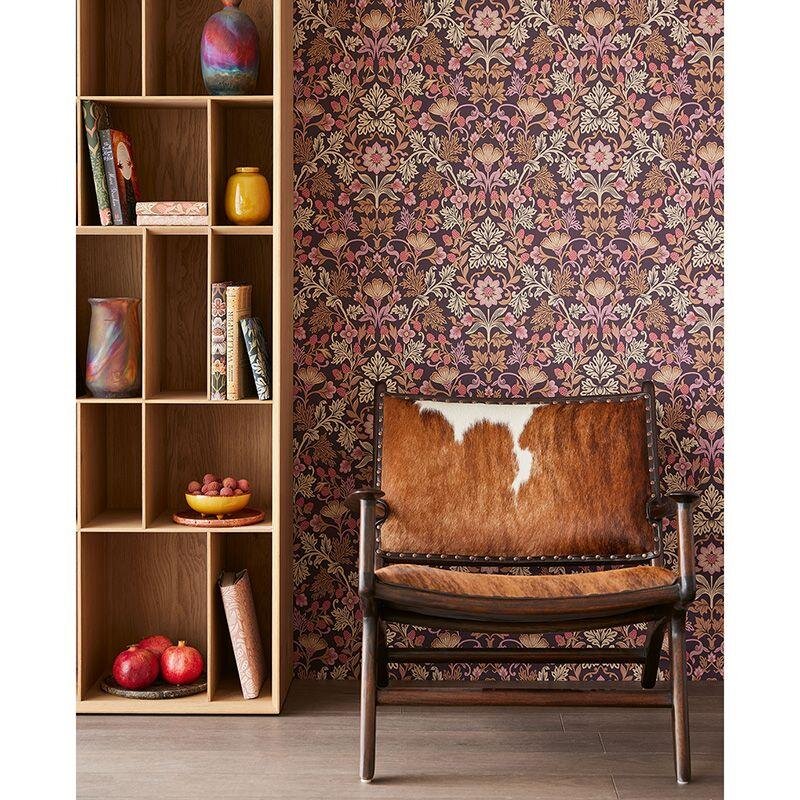 Tapete Braun, Lila, Flieder, Pink Eijffinger Vliestapete (1039747)