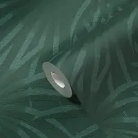 Dschungel-Tapete Dunkelgr&uuml;n - Vliestapete mit...