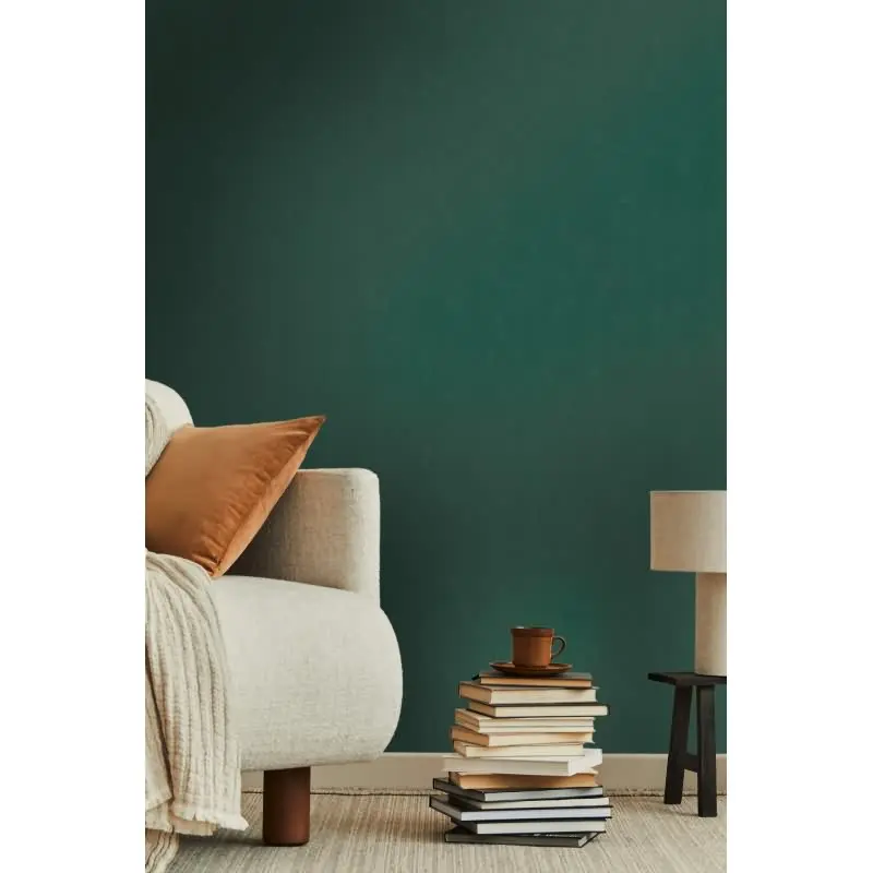 Unitapete mit Struktur Dunkelgrün - Vliestapete matt - Tiefe Farbe für moderne Räume AS-Creation (KG-174574)