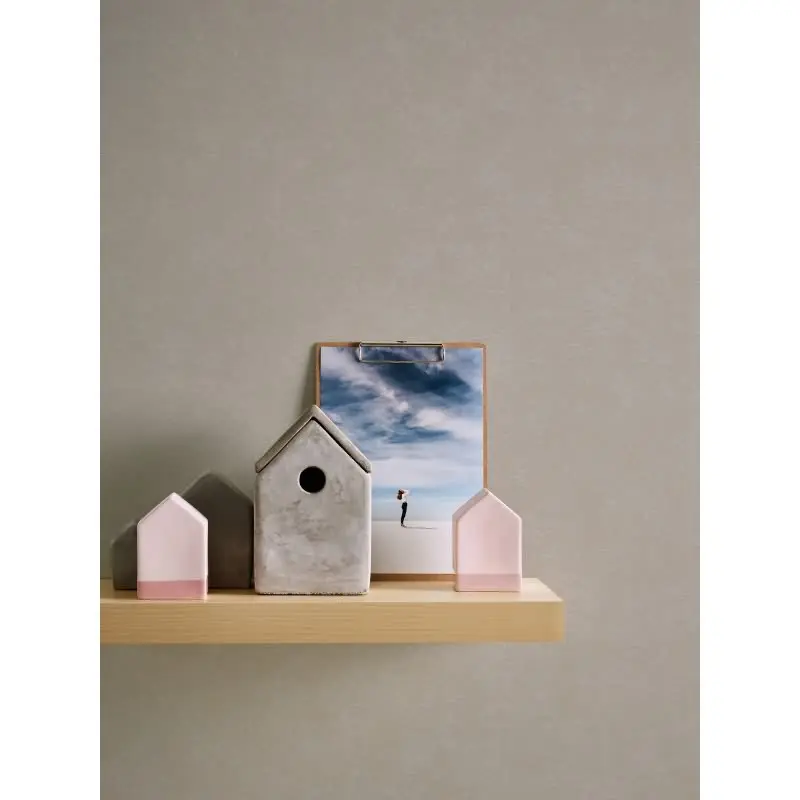 Unitapete mit Struktur Taupe Beige - Vliestapete matt - Zeitlose Wandtapete modern AS-Creation (KG-174581)