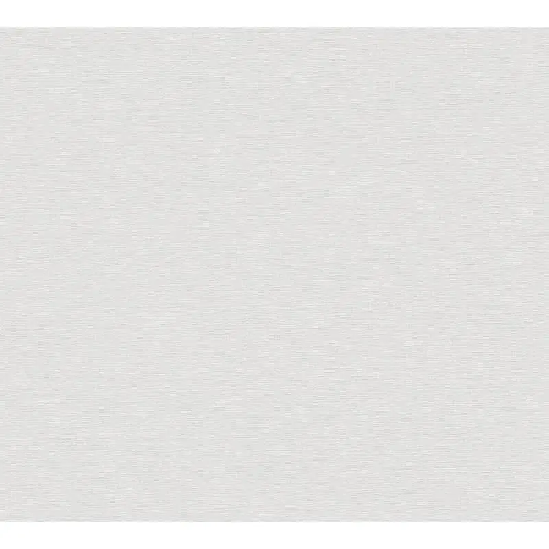 Unitapete glatt Hellgrau Weiß - Vliestapete matt - Schlichte Wandtapete modern AS-Creation (KG-174596)