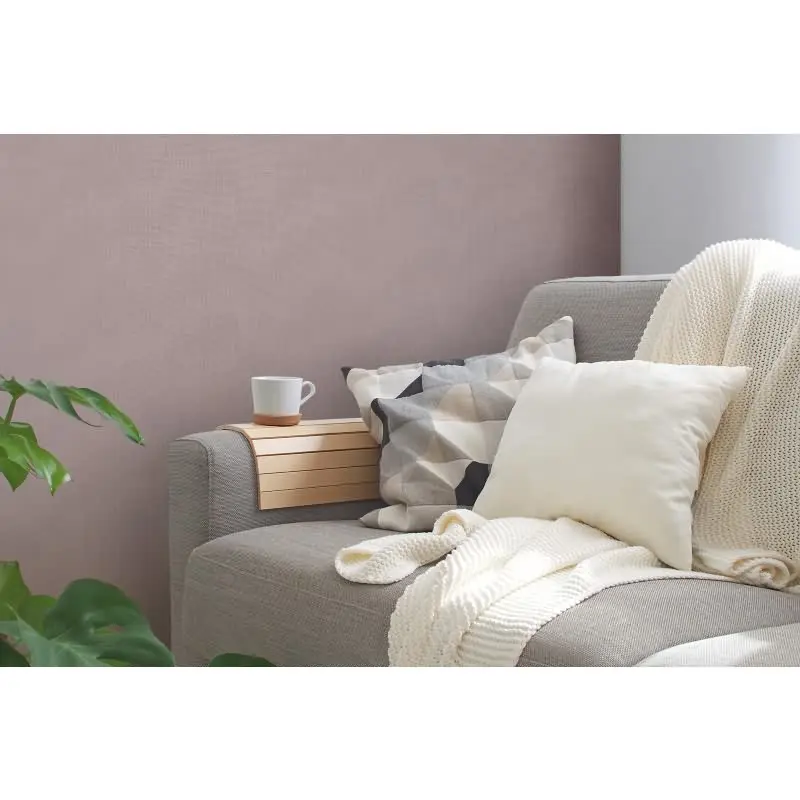 Strukturtapete Altrosa mit feiner Rillenoptik - Vliestapete matt - Elegant & modern AS-Creation (KG-174611)