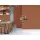 Blätter-Tapete Terracotta Kupfer - Vliestapete mit Blattmuster - Mustertapete modern livingwalls (KG-174630)