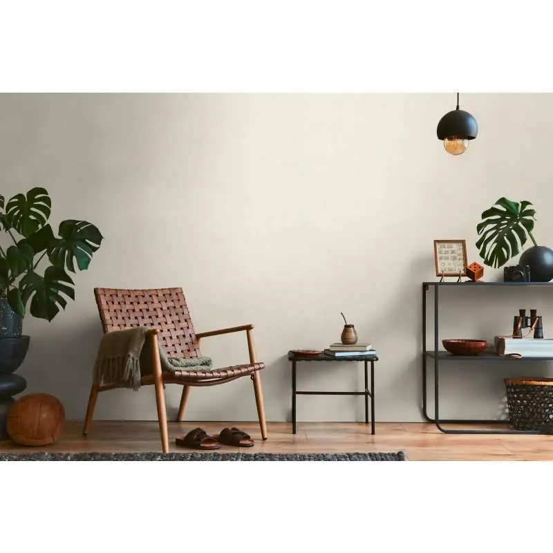 Tapete in Leinenstruktur Creme Beige - Schlichte Vliestapete modern AS-Creation (KG-174687)