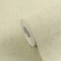 Tapete in Leinenstruktur Helloliv Beige - Schlichte...