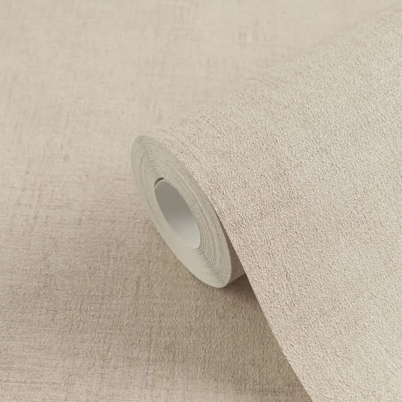 Tapete in Leinenstruktur Terracotta Beige - Schlichte Vliestapete wohnlich AS-Creation (KG-174694)