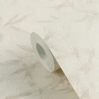 Tapete in Bambusoptik Beige Creme - Vliestapete...