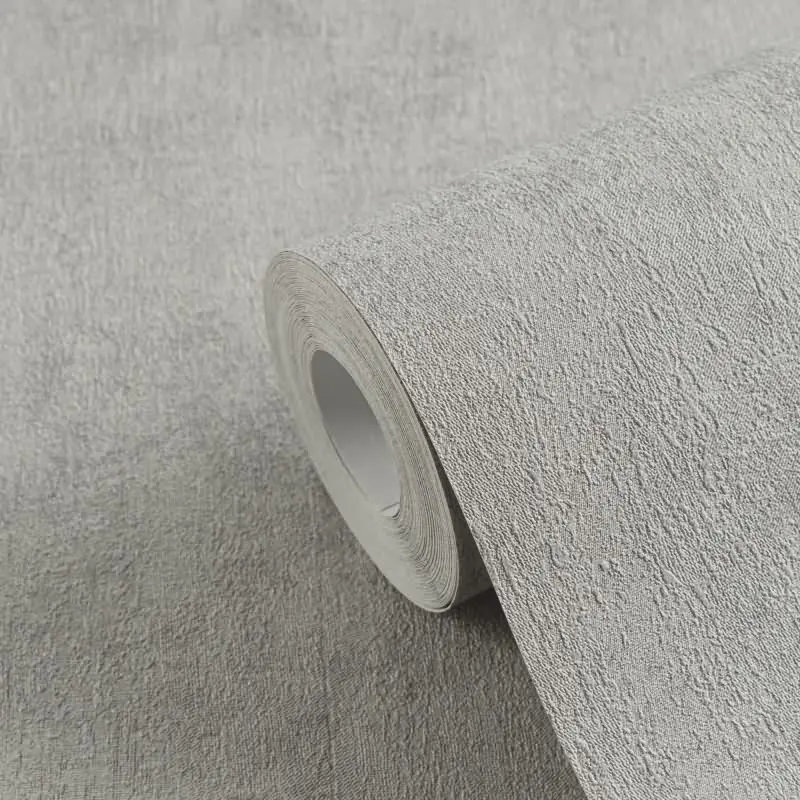 Tapete in Beton-Optik Hellgrau - Unifarbene Vliestapete mit Struktur matt - Modern AS-Creation (KG-174715)