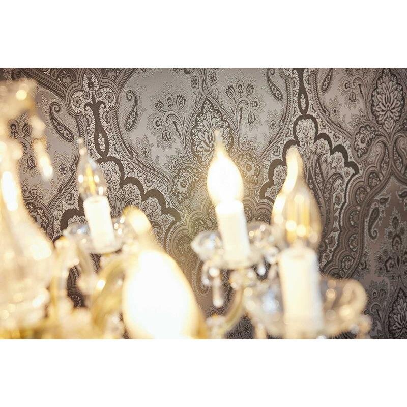 Tapete Grau, Silber, Schwarz, Anthrazit livingwalls Vliestapete (1039733)