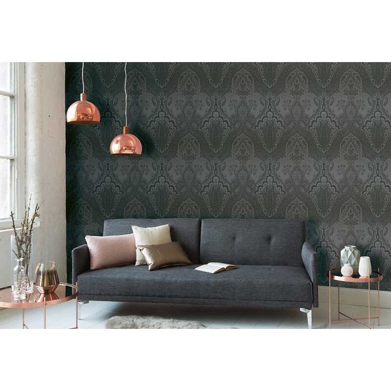 Tapete Grau, Silber, Schwarz, Anthrazit livingwalls Vliestapete (1039733)