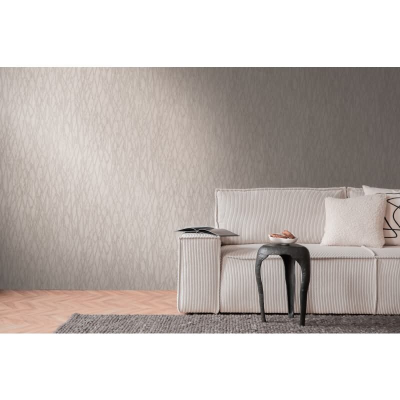 Stein Optik-Tapete Beige Grau - Struktur Tapete mit Adermuster - Vliestapete modern livingwalls (KG-174783)