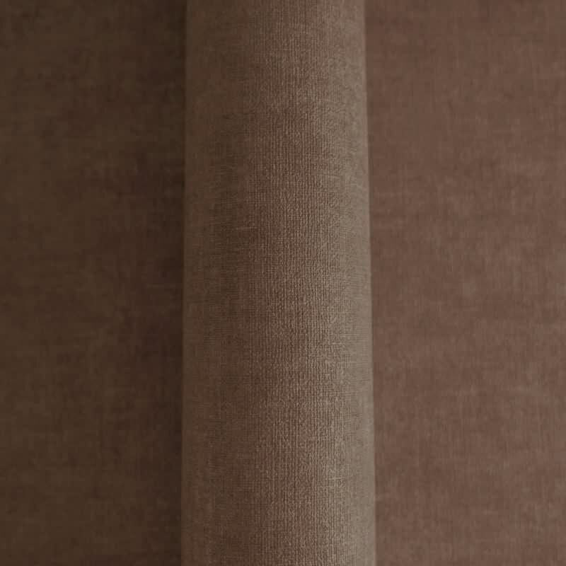 Unitapete mit Leinen-Optik Rotbraun - Einfarbige Vliestapete strukturiert livingwalls (KG-174793)